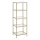 Libreria GLASY 40x125x30 cm oro