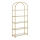 Libreria GLASY 83x184x30 cm oro