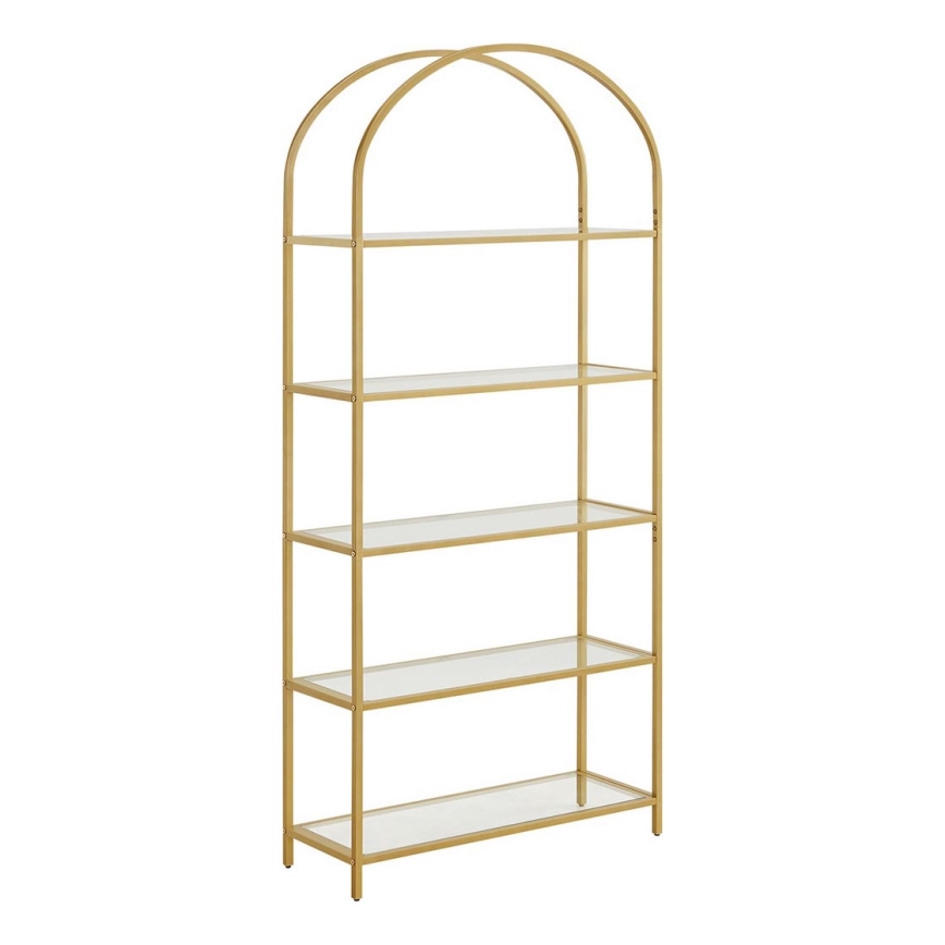 Libreria GLASY dorata