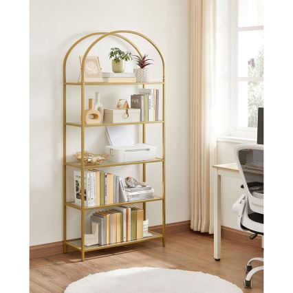 Libreria GLASY dorata