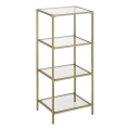 Libreria GLASY dorata