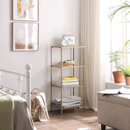 Libreria GLASY dorata