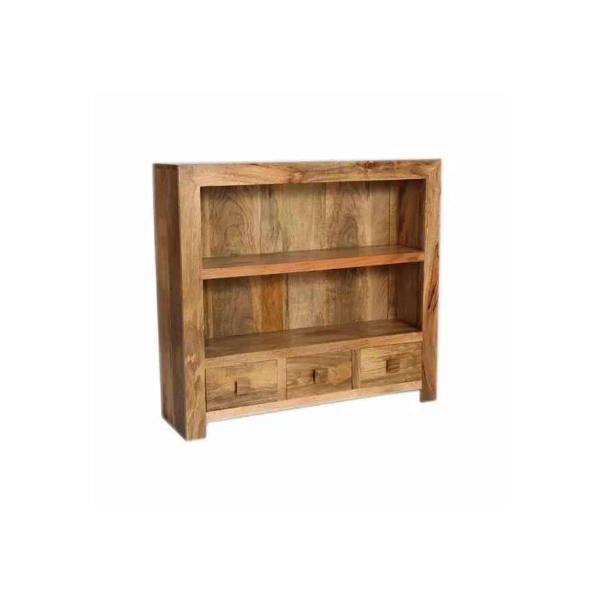 Libreria HINA 120x100 cm legno solido/mango