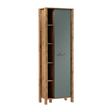 Libreria MENTA 66x200x37 cm rovere Wotan/verde