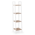 Libreria NARVIK 148x34 cm bianco/quercia sonoma