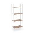 Libreria NARVIK 148x60 cm bianco/rovere Sonoma