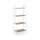 Libreria NARVIK 148x60 cm bianco/rovere Sonoma