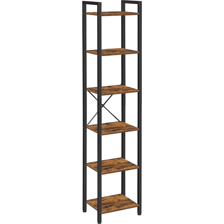 Libreria NAVARO 40x179x30 cm marrone/nero