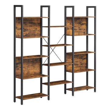 Libreria NAVARO marrone/nera