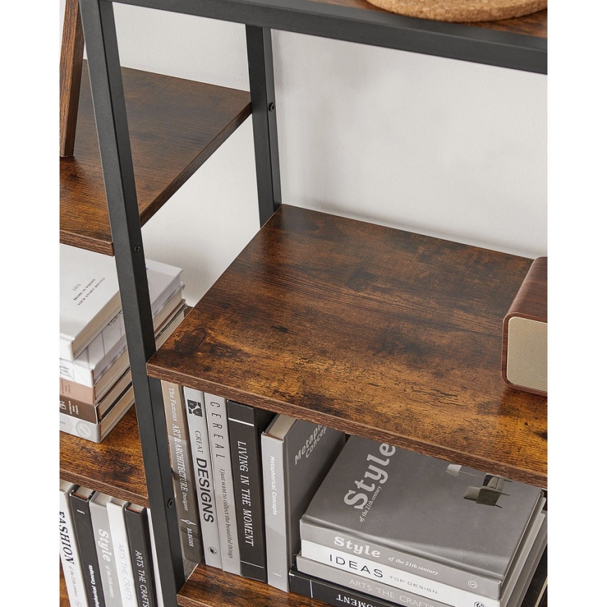 Libreria NAVARO marrone/nera