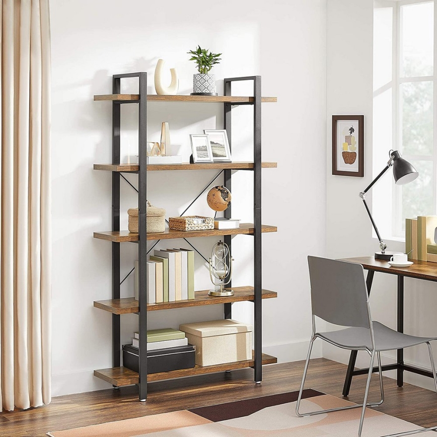 Libreria NAVARO marrone/nera