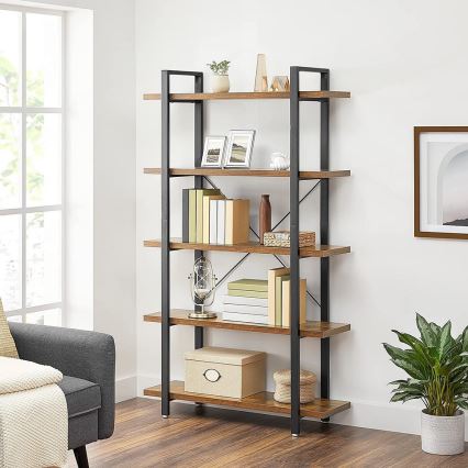 Libreria NAVARO marrone/nera