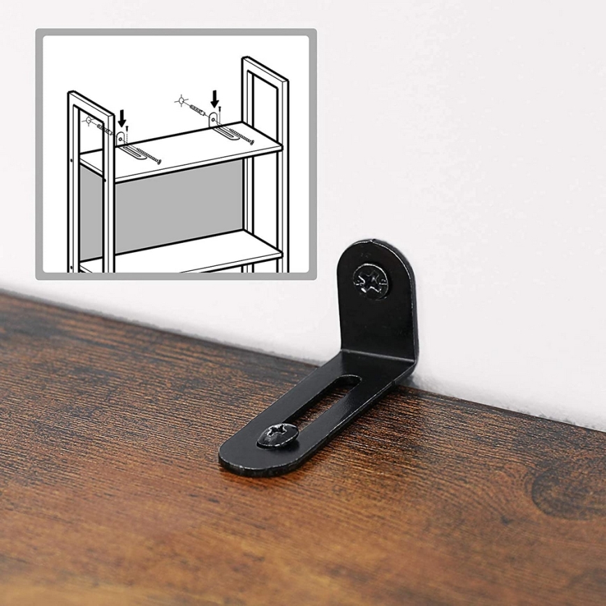 Libreria NAVARO marrone/nero