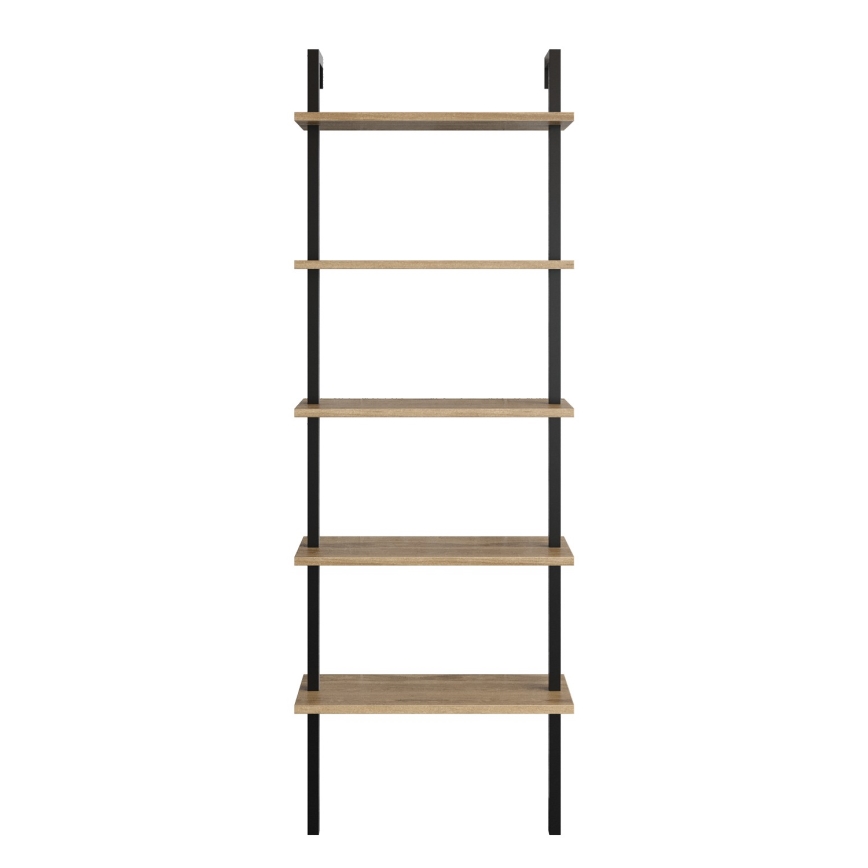 Libreria PIANTE 174x60 cm marrone/nero