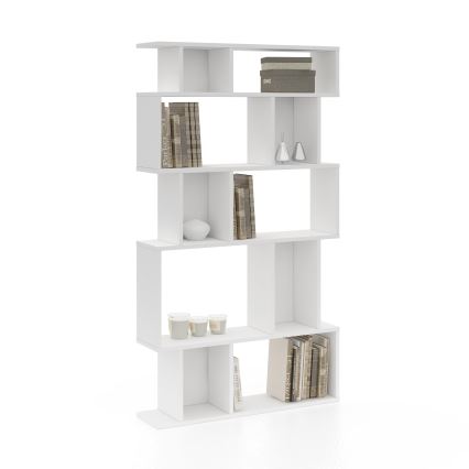 Libreria PIRAMIDE 160x90 cm bianca