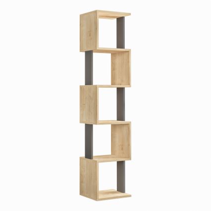 Libreria PIRI 161x35 cm marrone/antracite