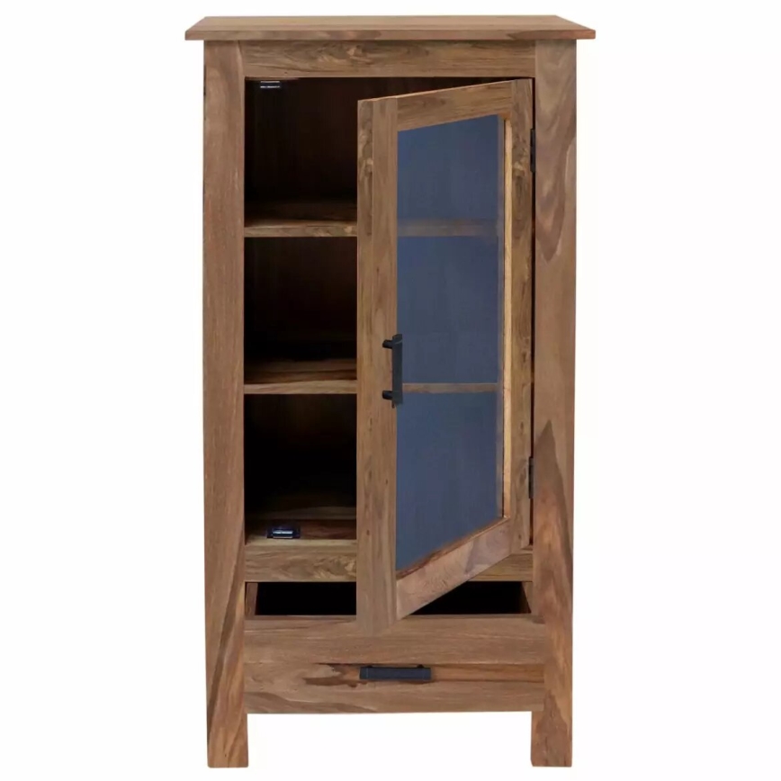 Libreria RAMI 60x120x45 cm in legno massello di palissandro