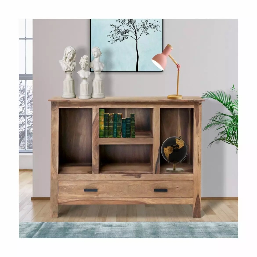 Libreria RAMI 90x120 cm legno solido/palissandro
