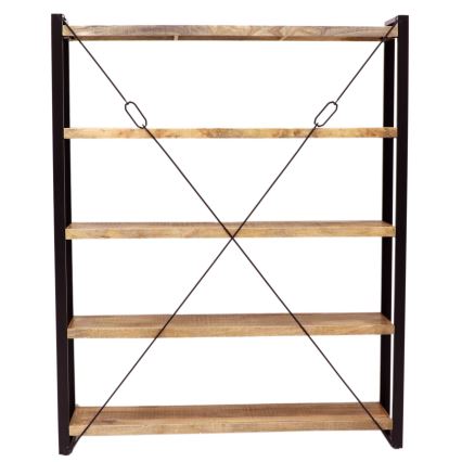 Libreria RETRO 200x140 cm massiccio/mango