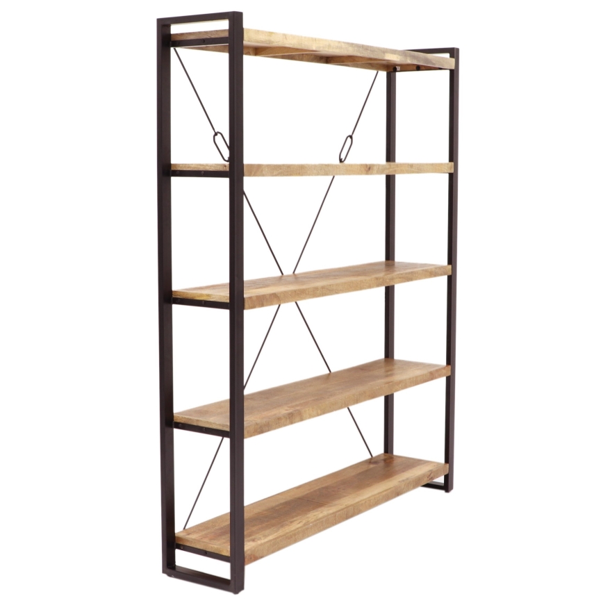 Libreria RETRO 200x140 cm massiccio/mango