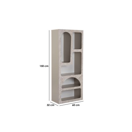 Libreria REVE 150x60 cm travertino