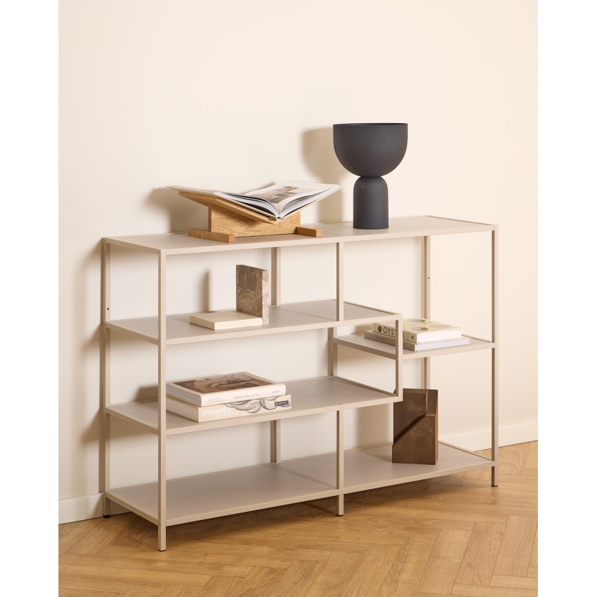 Libreria SARON 114x78 cm grigia