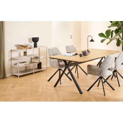 Libreria SARON 114x78 cm grigia