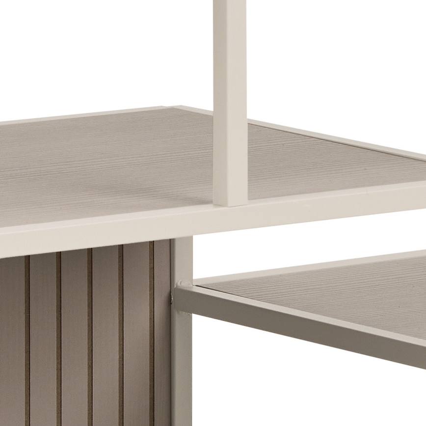 Libreria SARON 114x78 cm grigia