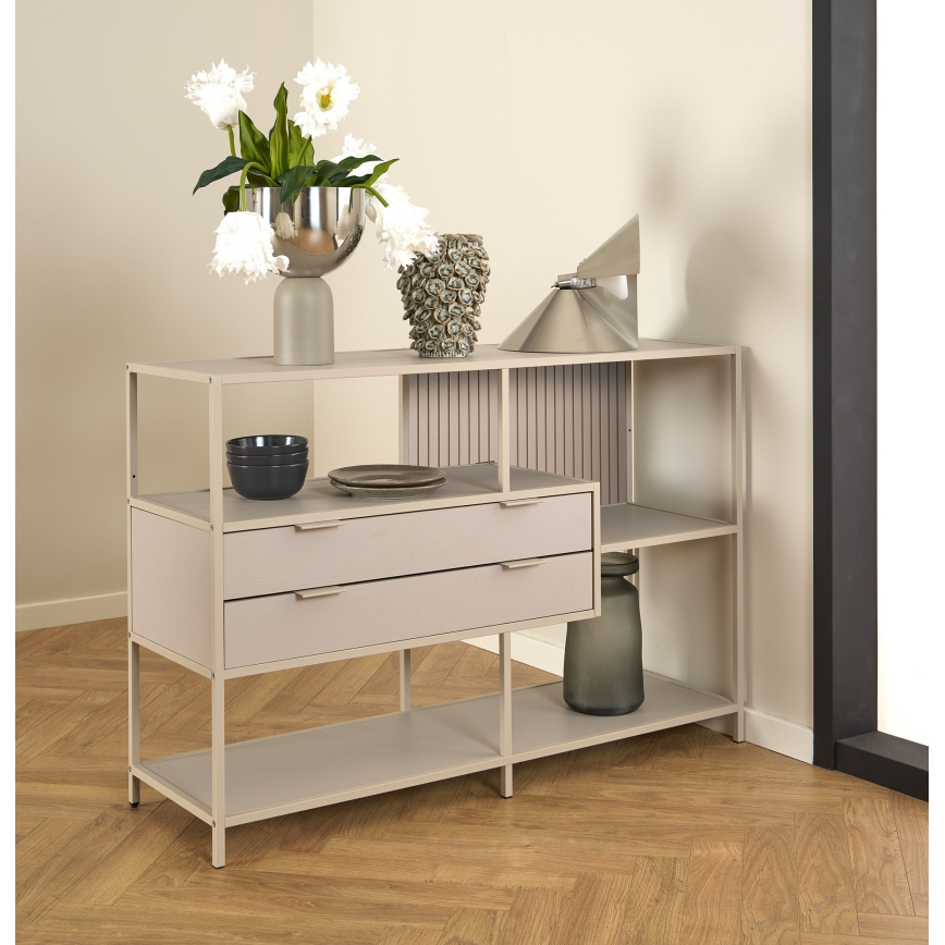 Libreria SARON 114x78 cm grigia