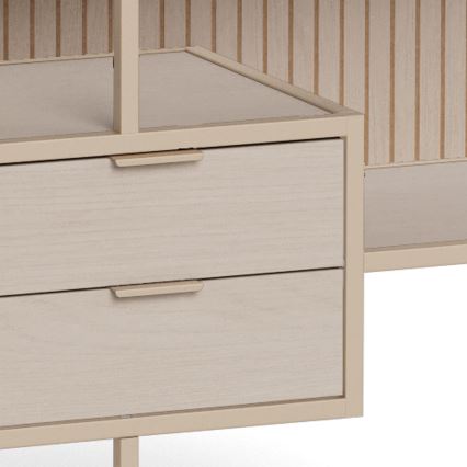 Libreria SARON 114x78 cm grigia