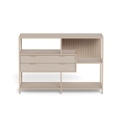 Libreria SARON 114x78 cm grigia