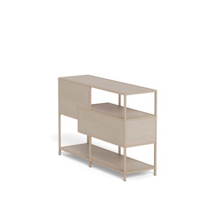Libreria SARON 114x78 cm grigia