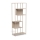 Libreria SARON 77x185 cm grigia