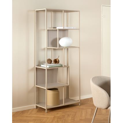 Libreria SARON 77x185 cm grigia
