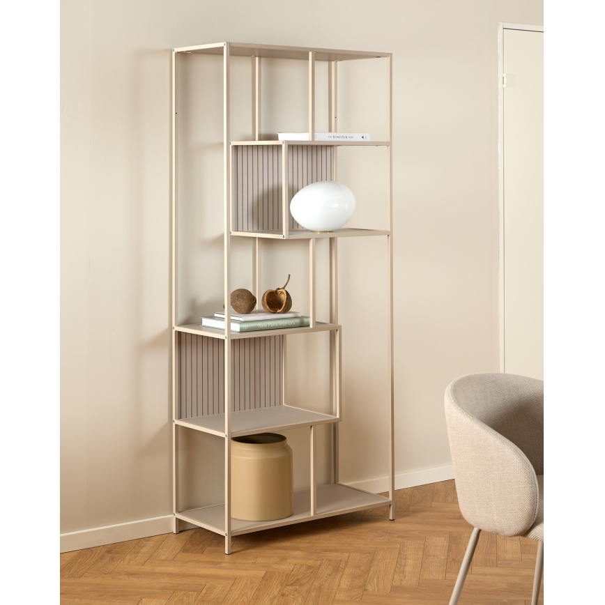 Libreria SARON 77x185 cm grigia