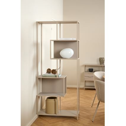 Libreria SARON 77x185 cm grigia