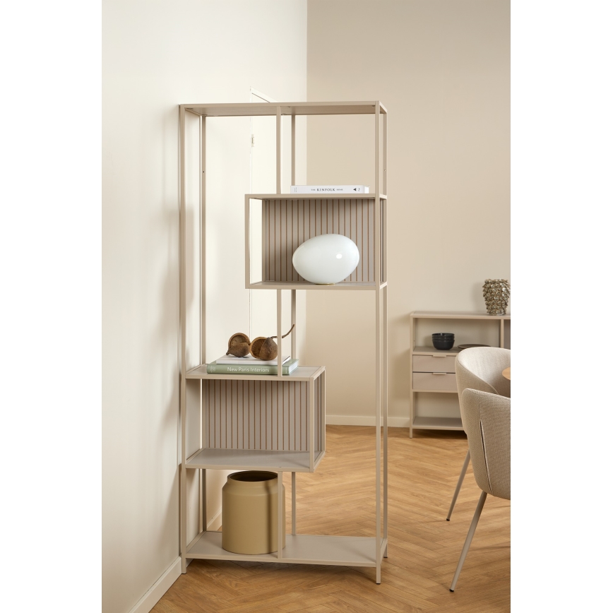 Libreria SARON 77x185 cm grigia