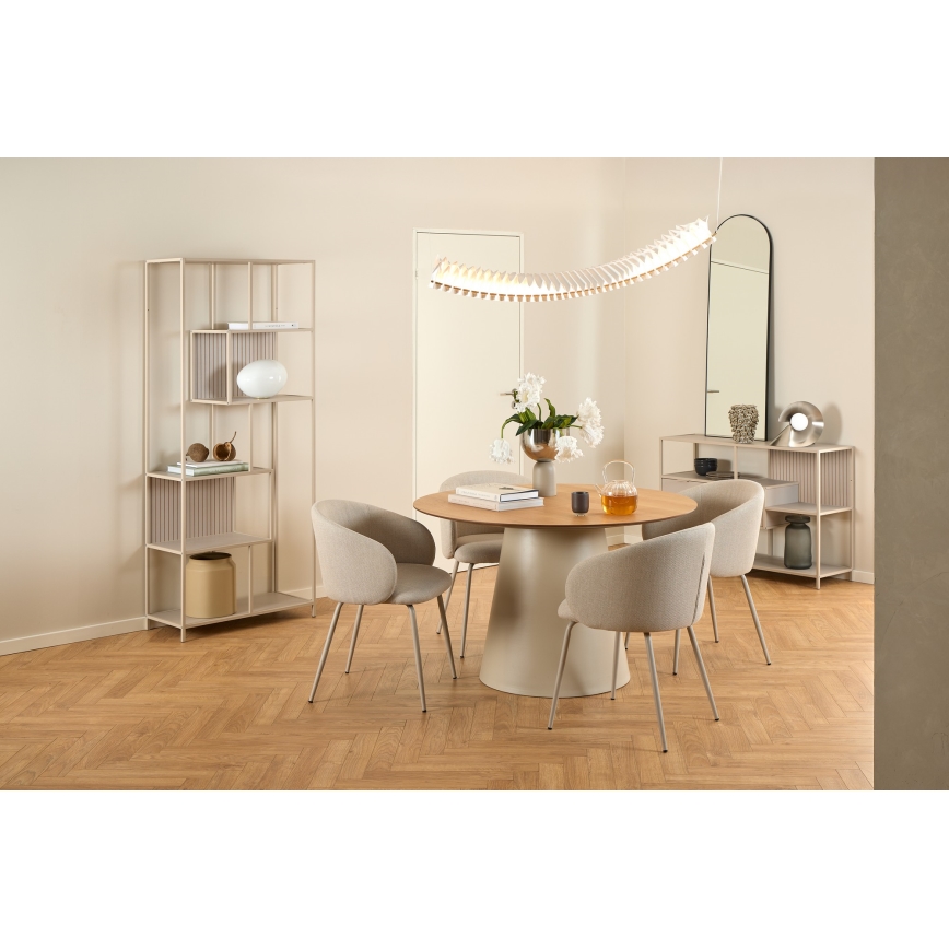 Libreria SARON 77x185 cm grigia