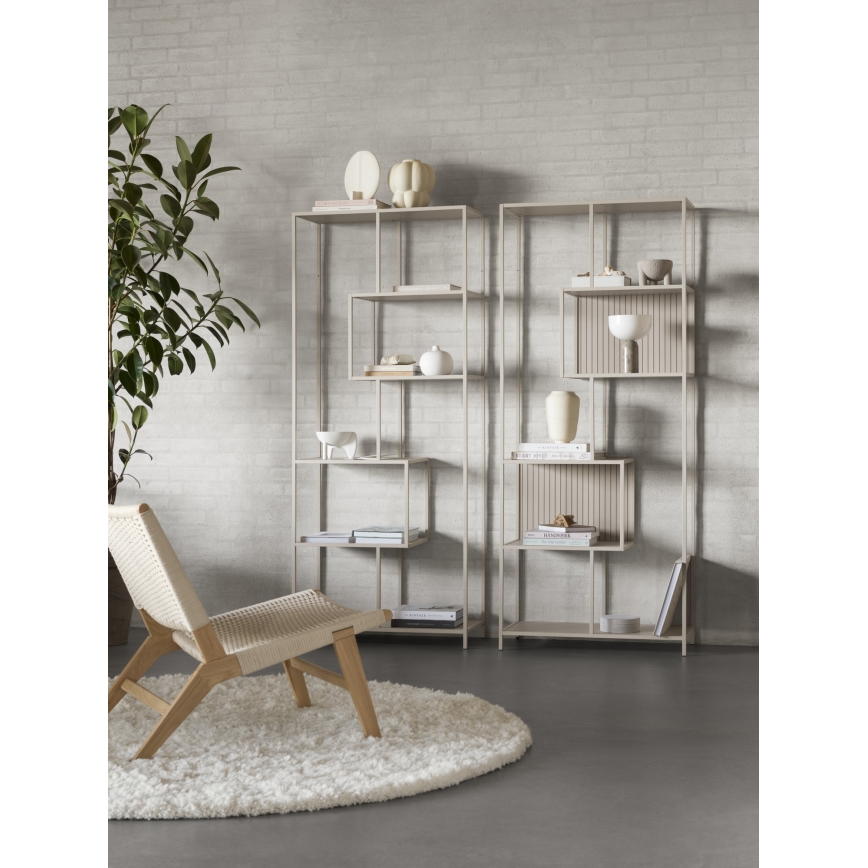 Libreria SARON 77x185 cm grigia