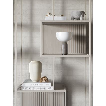 Libreria SARON 77x185 cm grigia