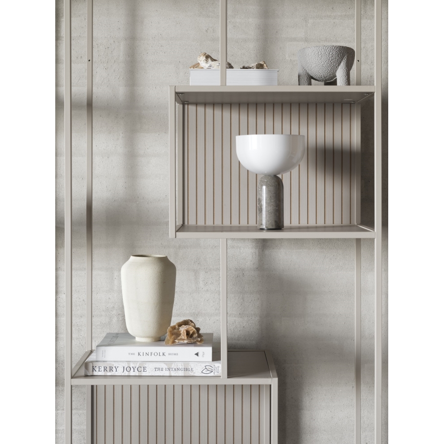Libreria SARON 77x185 cm grigia