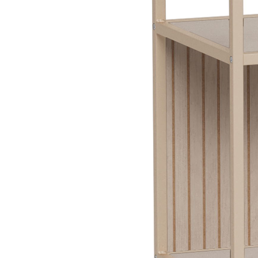 Libreria SARON 77x185 cm grigia