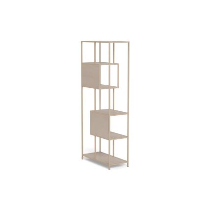 Libreria SARON 77x185 cm grigia