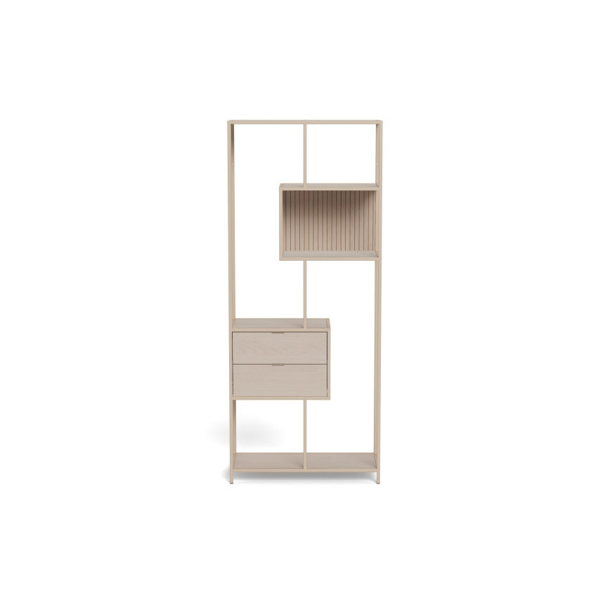 Libreria SARON 77x185 cm grigia