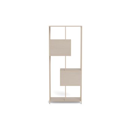 Libreria SARON 77x185 cm grigia