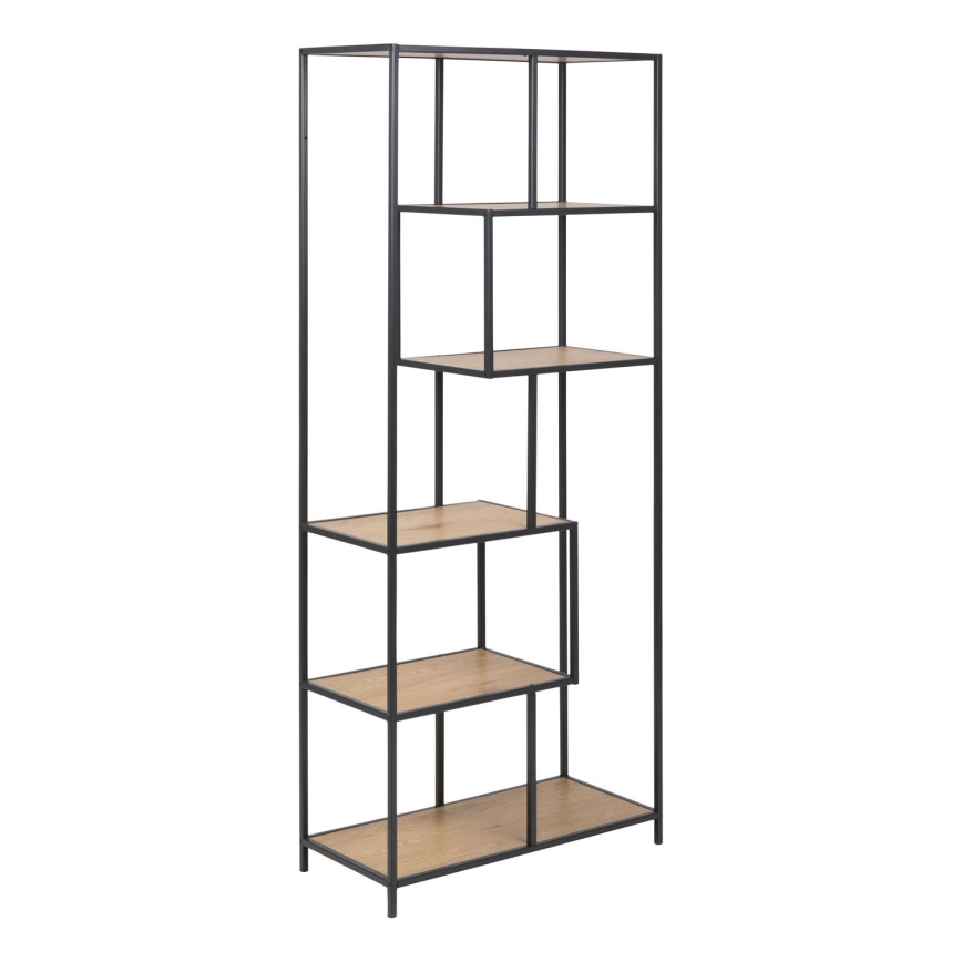 Libreria SARON quercia/nero
