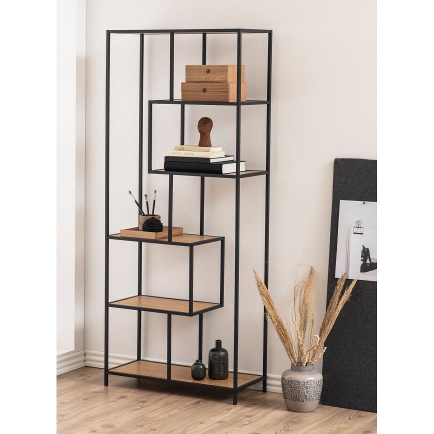 Libreria SARON quercia/nero