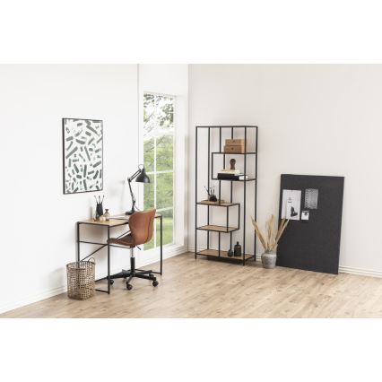 Libreria SARON quercia/nero