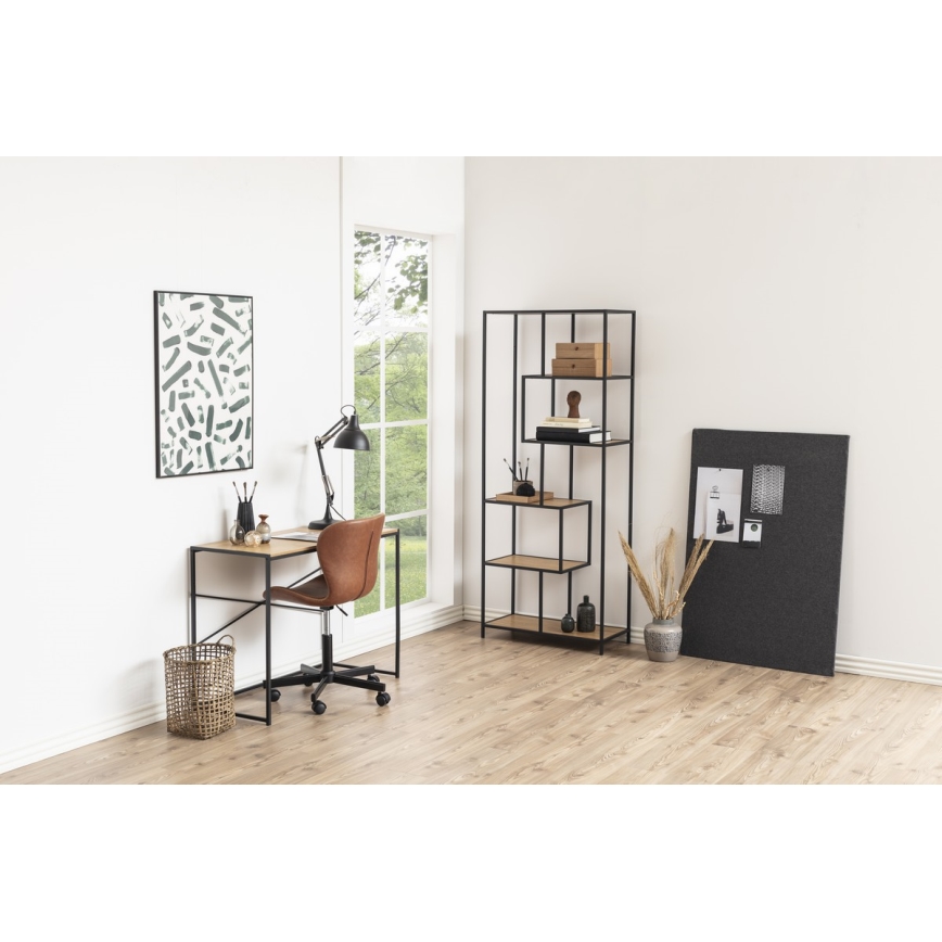 Libreria SARON quercia/nero