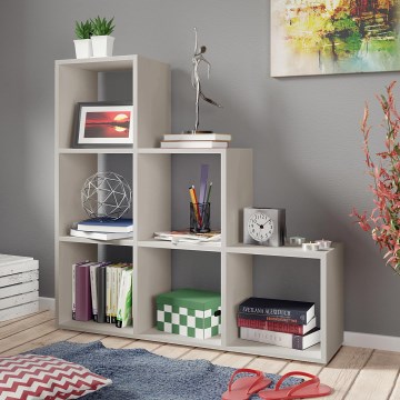 Libreria TRIO 108x105 cm colore cashmere